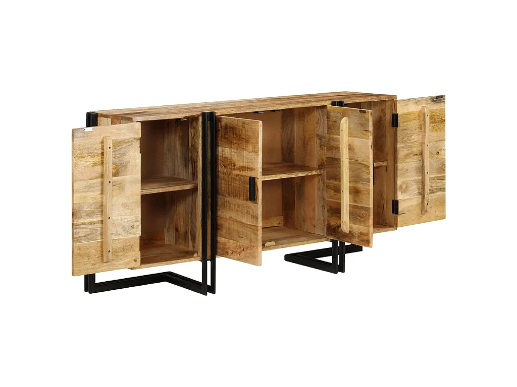 Buffet Bois de manguier massif 150x40x80 cm