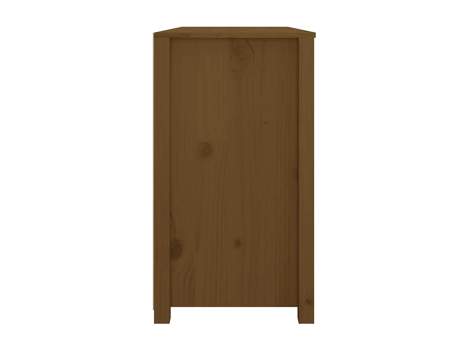 Beistellschrank Honigbraun 100x40x72 cm Massivholz Kiefer