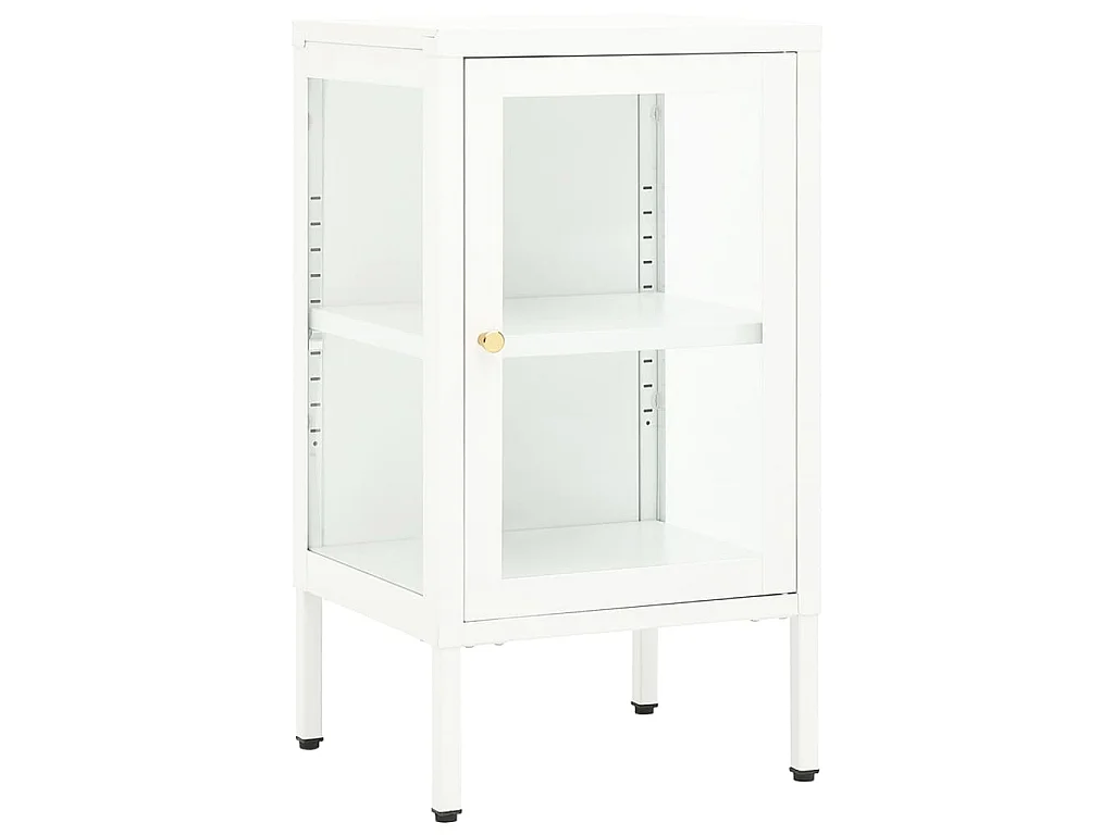 Buffet 38x35x70 cm Métal et verre