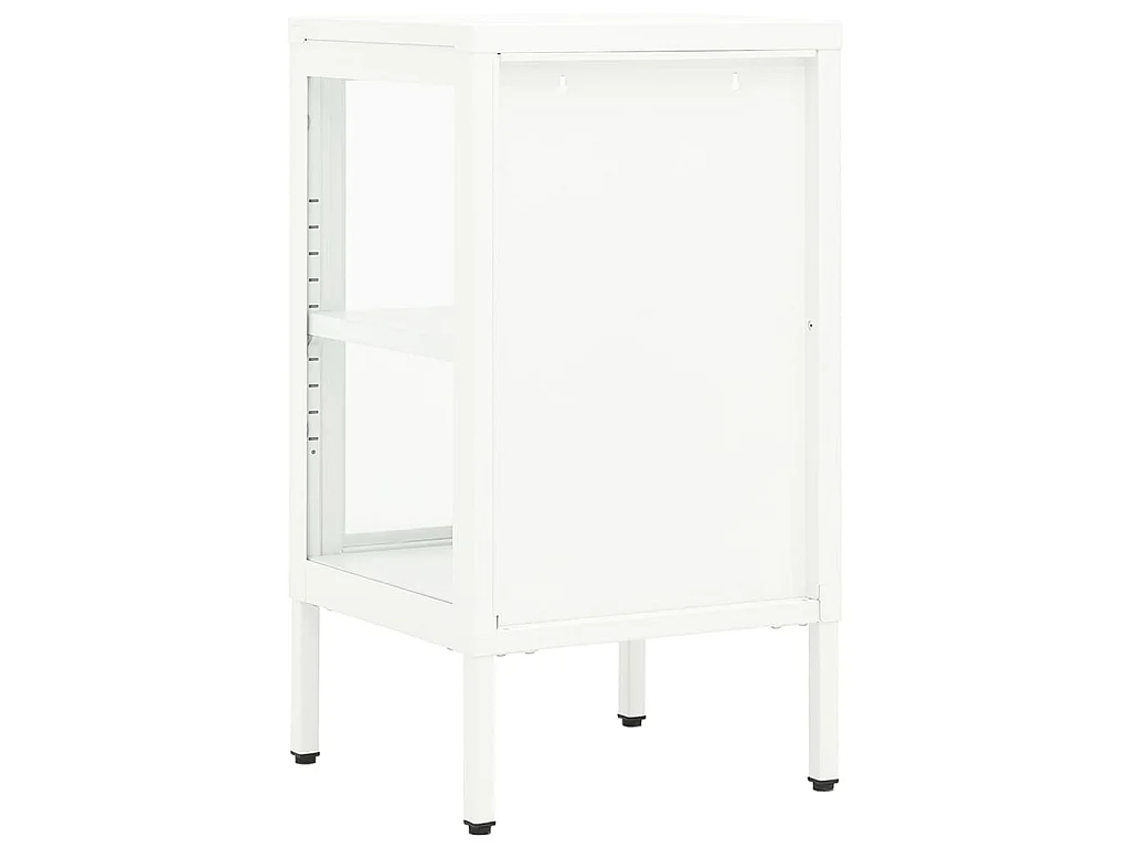 Buffet 38x35x70 cm Métal et verre