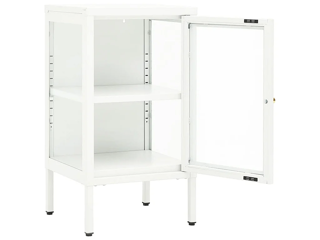 Buffet 38x35x70 cm Métal et verre