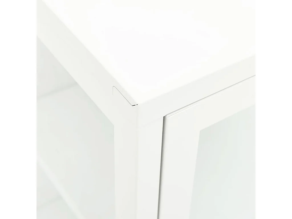 Buffet 38x35x70 cm Métal et verre