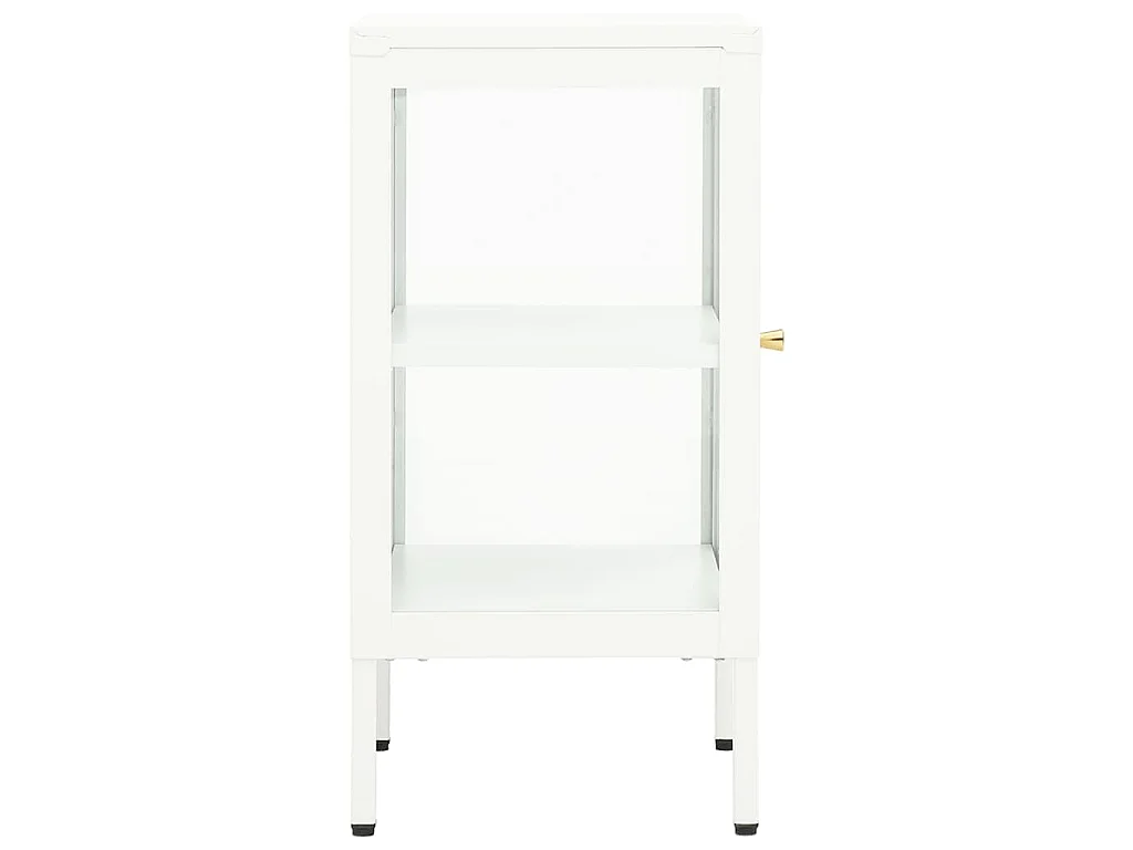Buffet 38x35x70 cm Métal et verre