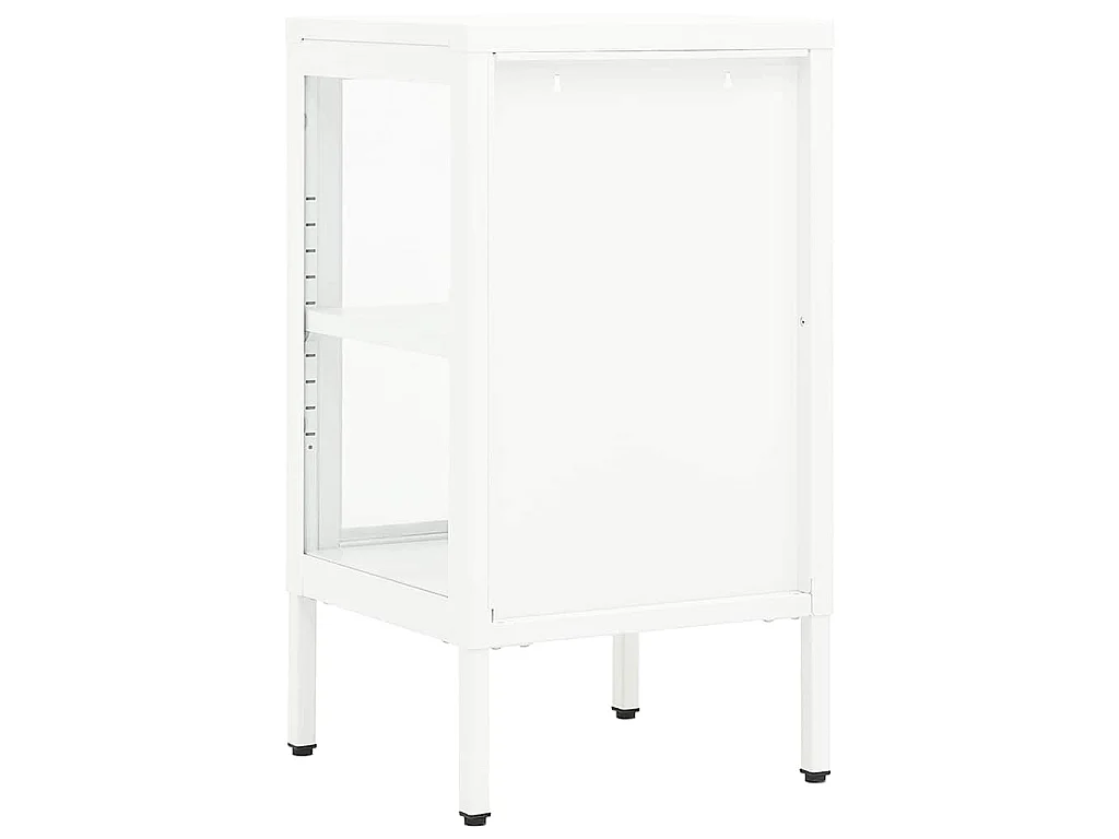 Buffet 38x35x70 cm Métal et verre