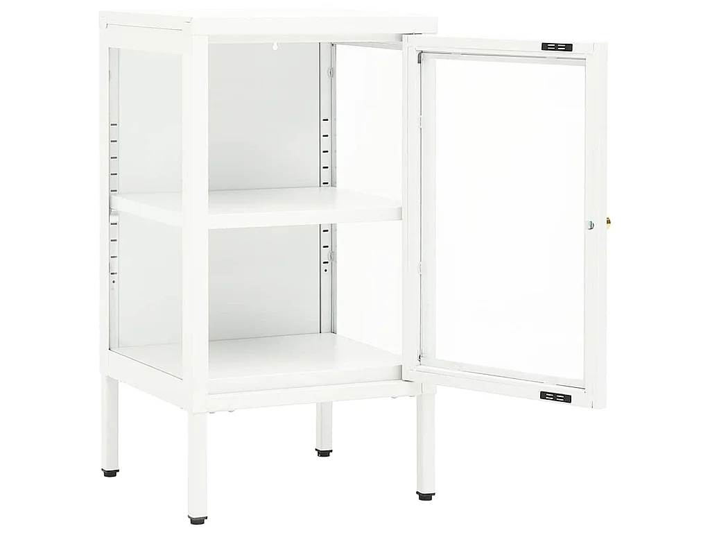 Buffet 38x35x70 cm Métal et verre