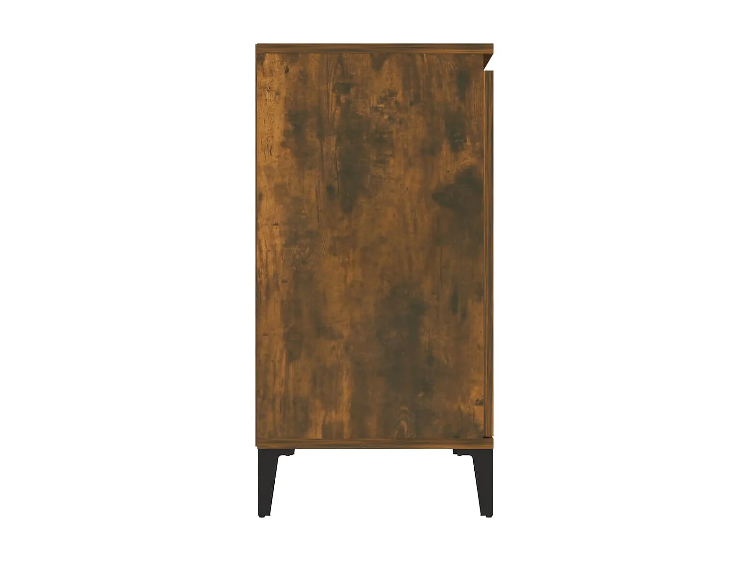 Aparador madera contrachapada color roble ahumado 102x35x70 cm