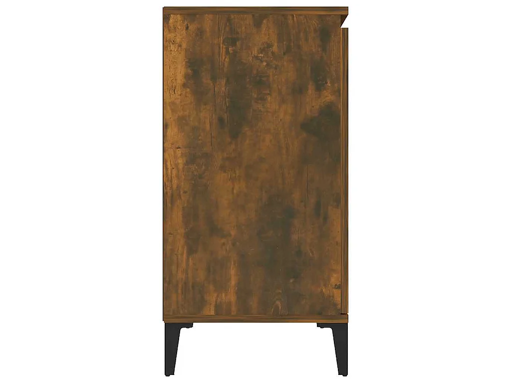 Buffet Chêne fumé 102x35x70 cm Bois d'ingénierie