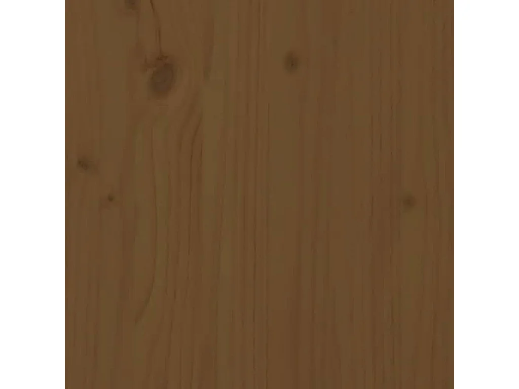 Aparador alto madera maciza de pino marrón miel 89x40x116,5 cm