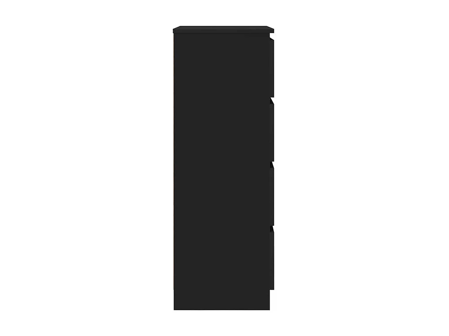 Sideboard Schwarz 60x35x98,5 cm Holzwerkstoff