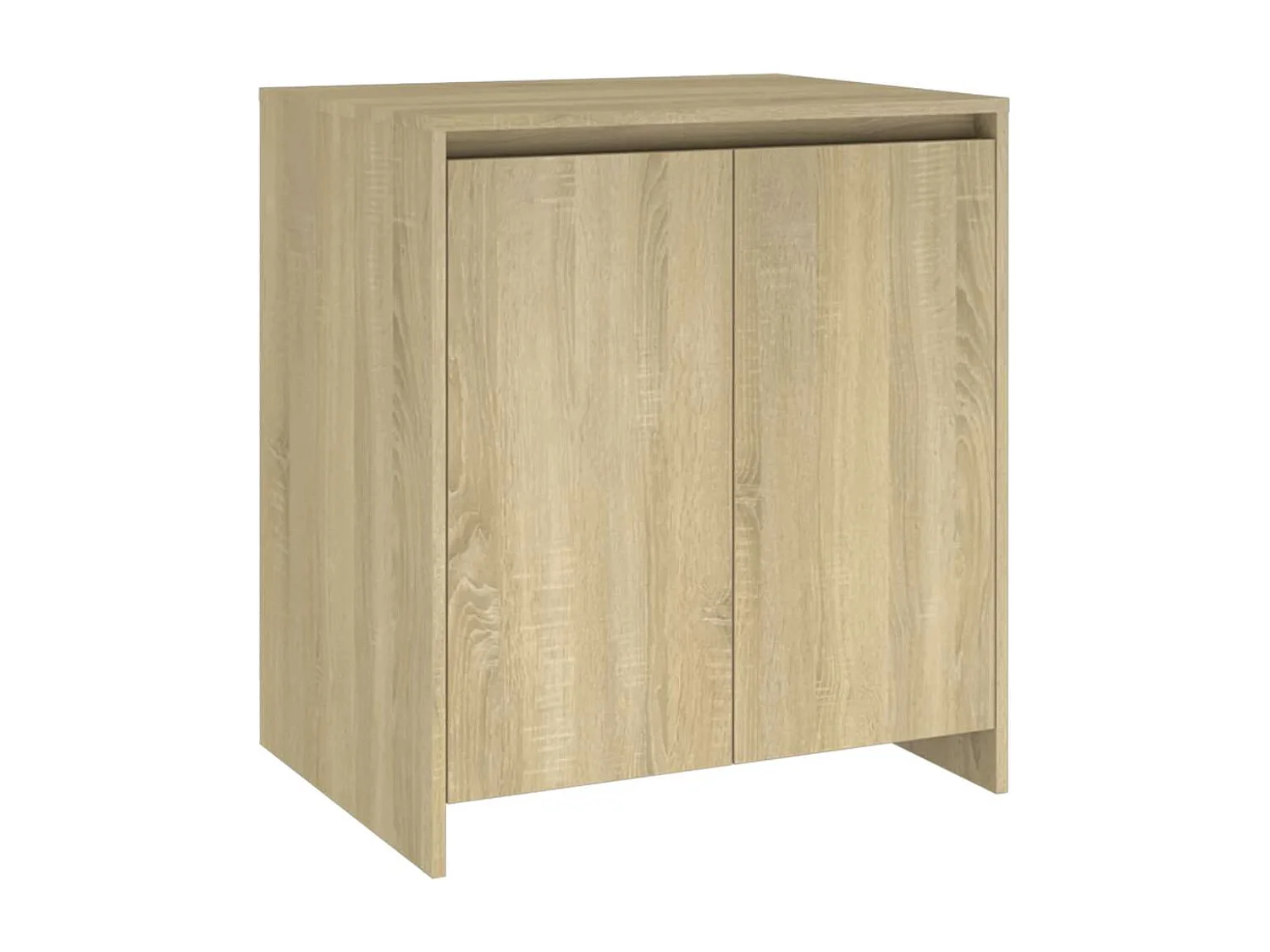 Dressoir 70x41x75 cm bewerkt hout sonoma eikenkleurig