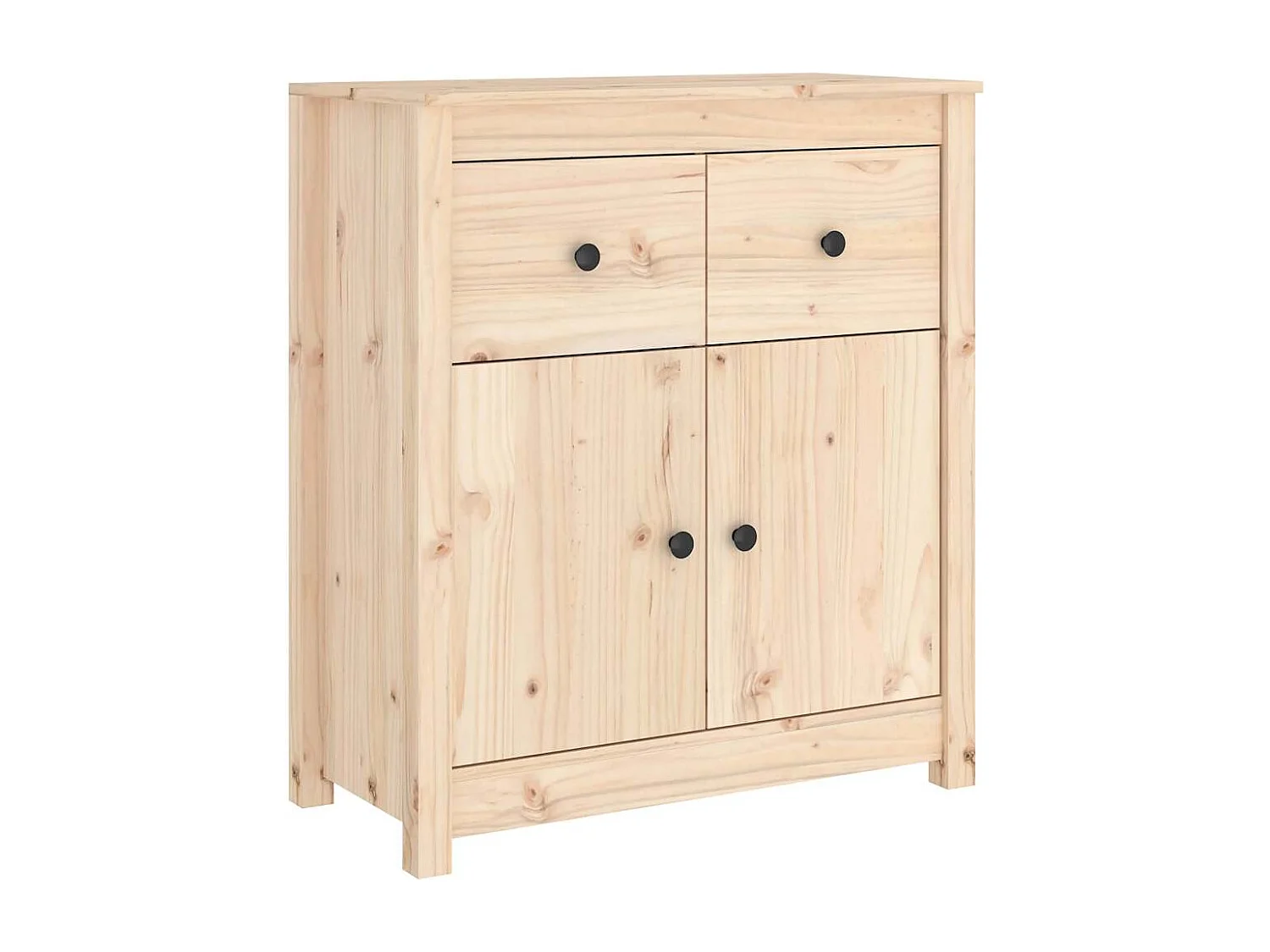 Dressoir 70x35x80 cm massief grenenhout