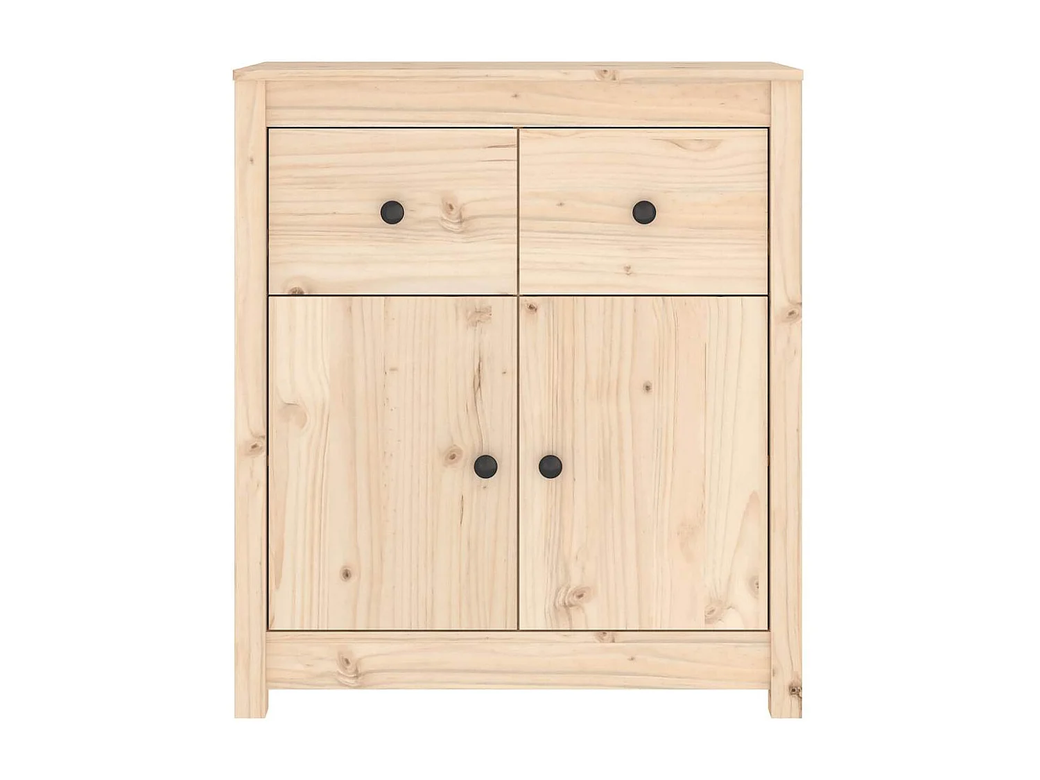 Dressoir 70x35x80 cm massief grenenhout