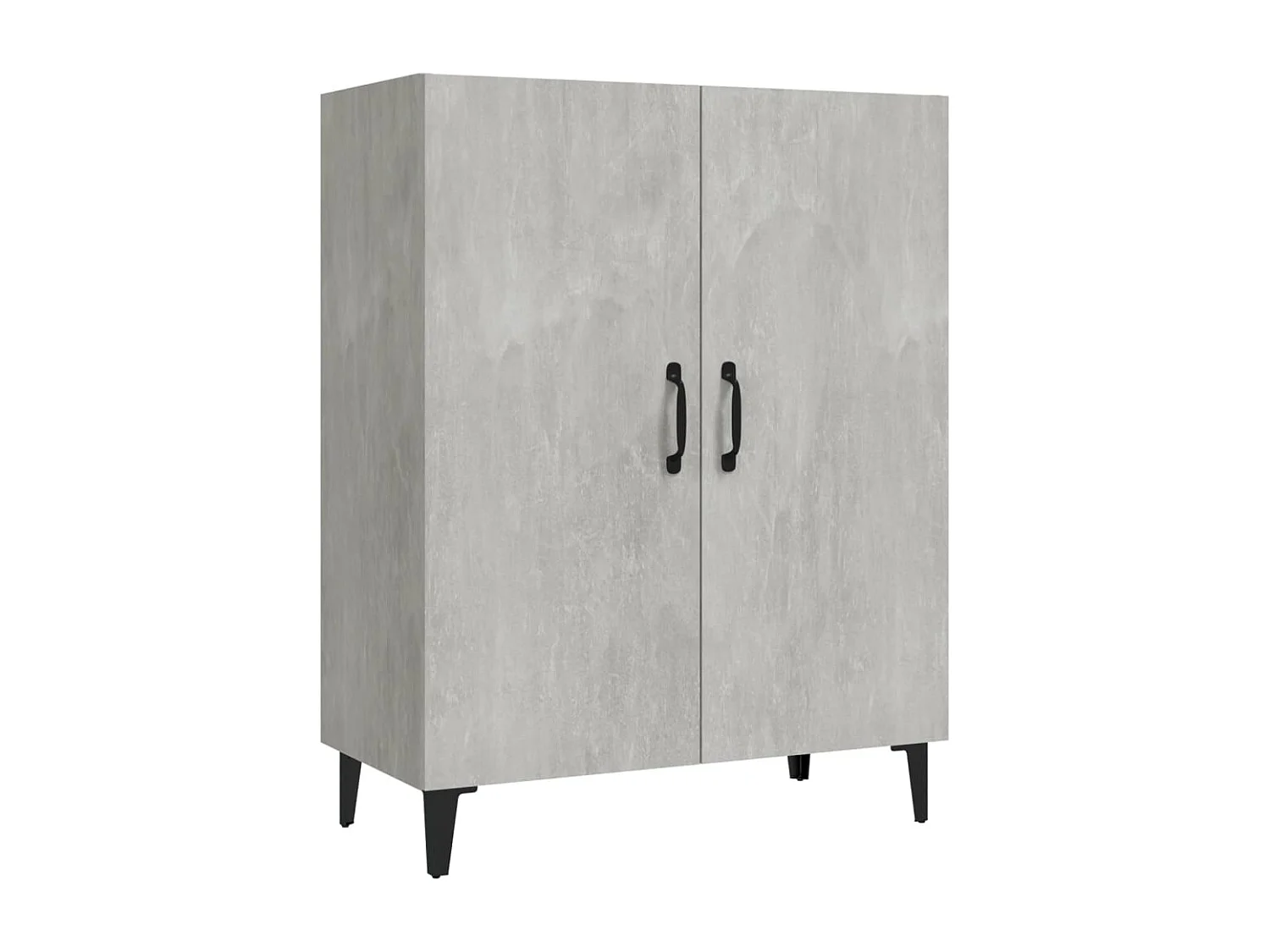 Sideboard Betongrau 70x34x90 cm Holzwerkstoff