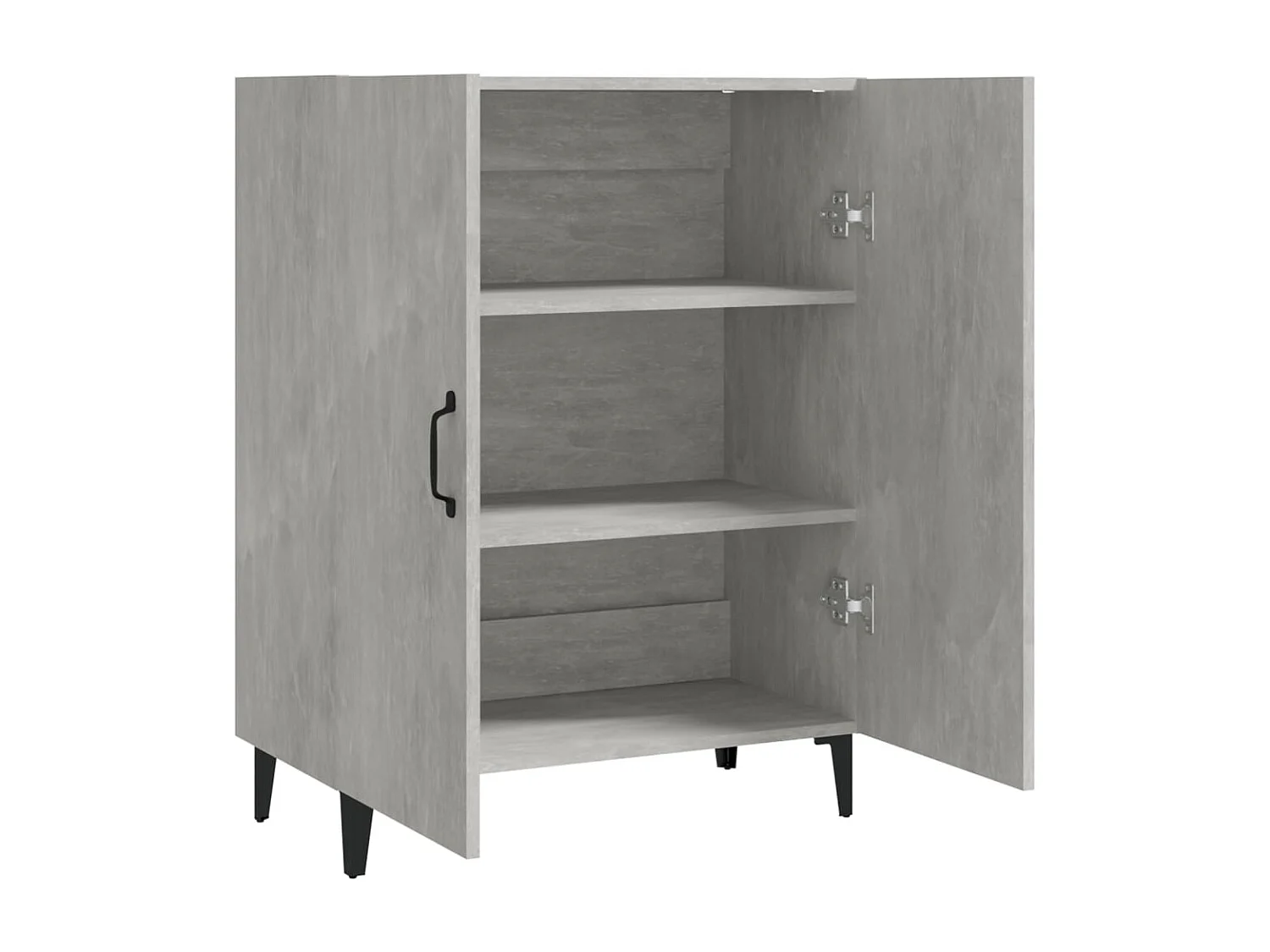 Sideboard Betongrau 70x34x90 cm Holzwerkstoff
