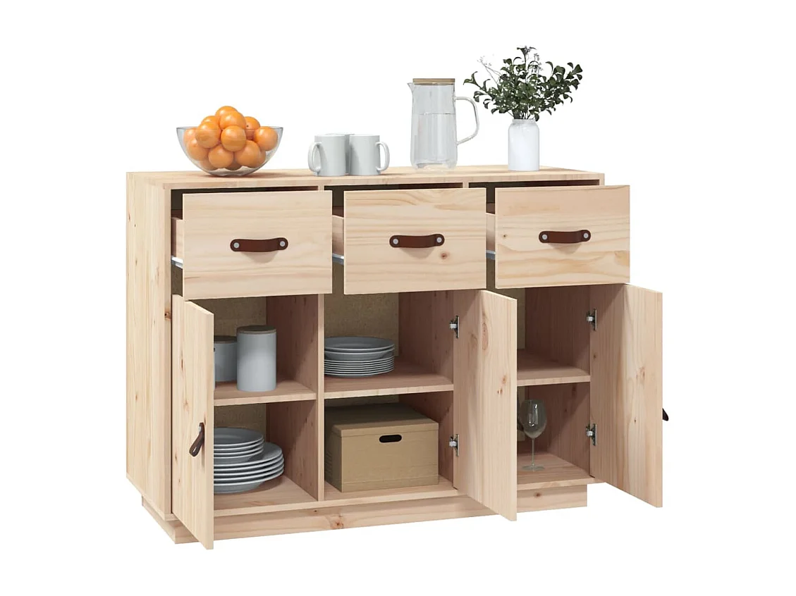 Buffet 100x40x75 cm Bois massif de pin