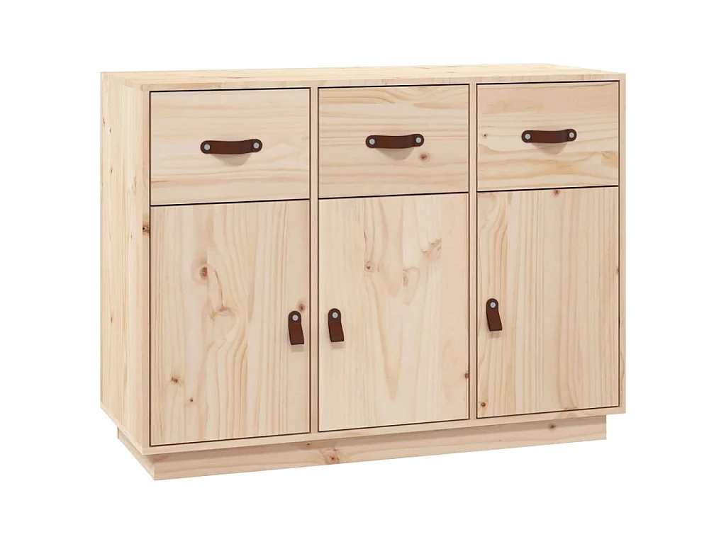 Credenza 100x40x75 cm in Legno Massello di Pino