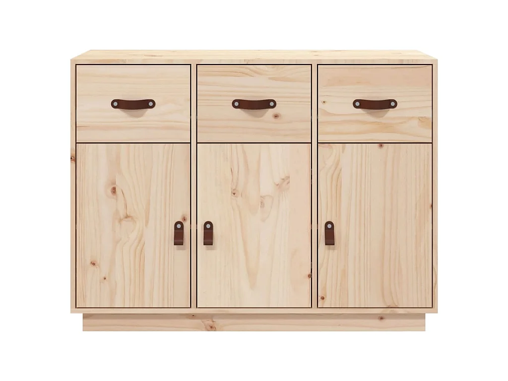 Credenza 100x40x75 cm in Legno Massello di Pino