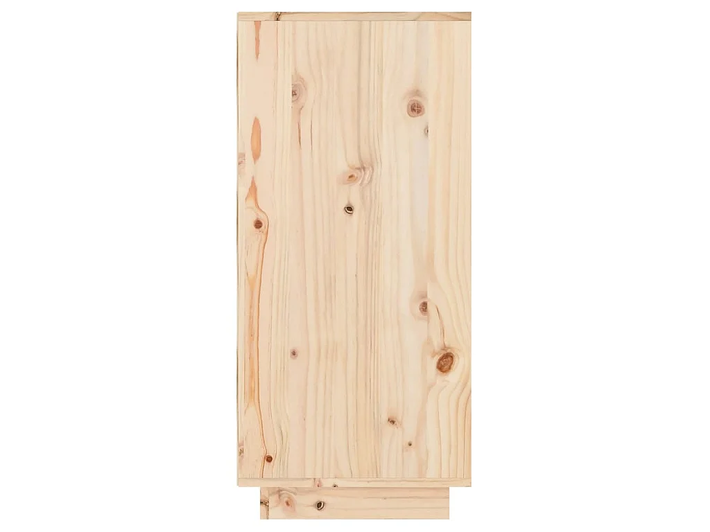 Wandkast 60x34x75 cm massief grenenhout