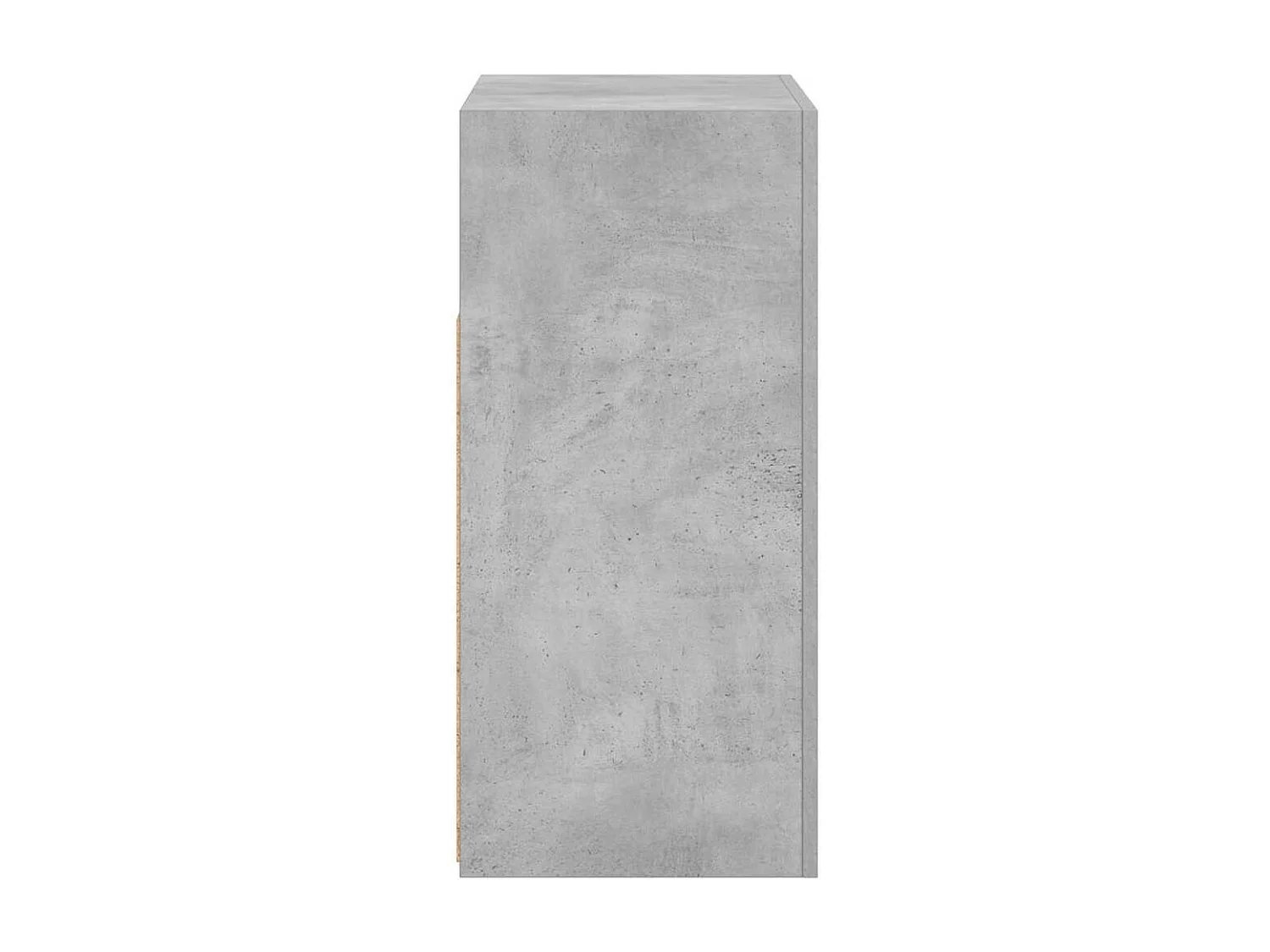 Aparador com luzes LED 80x35x75 cm cinzento cimento