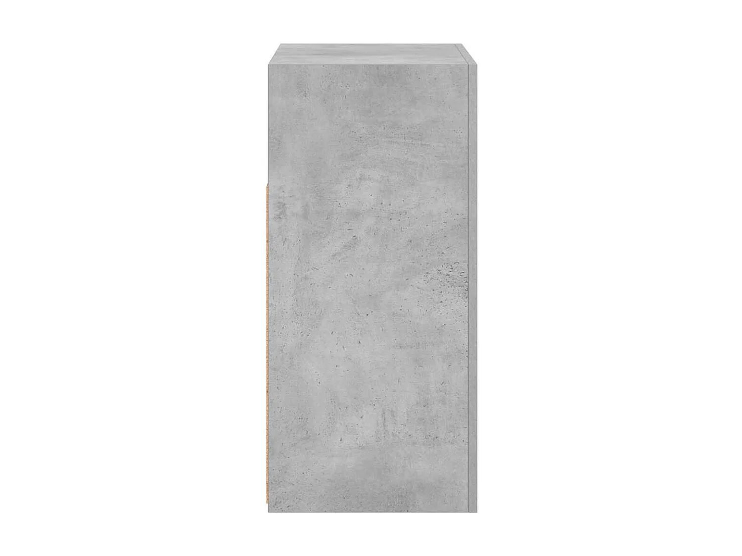 Buffet avec lumières LED gris béton 80x35x75 cm