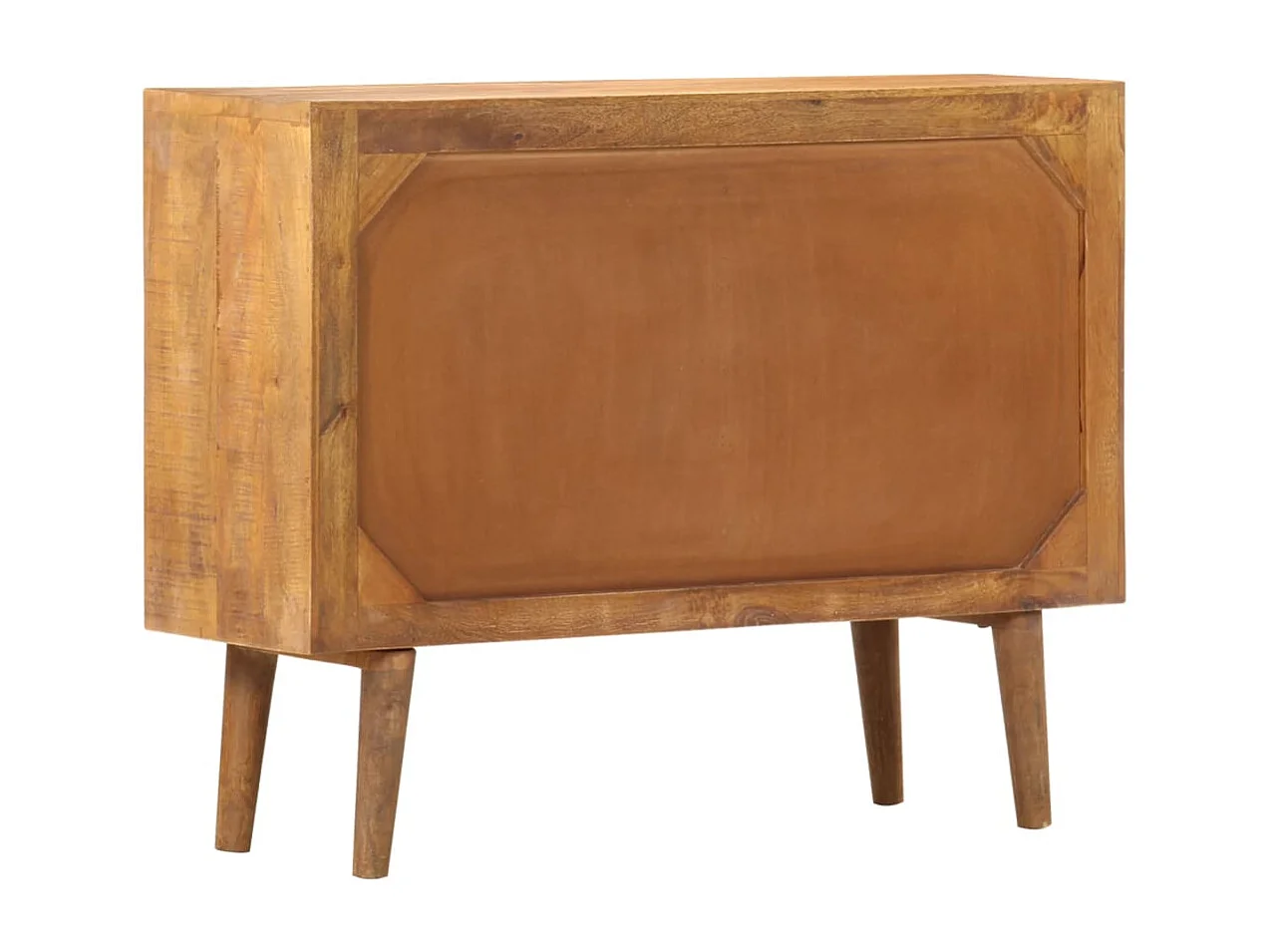 Buffet avec motif imprimé 90x30x70 cm Bois de manguier massif