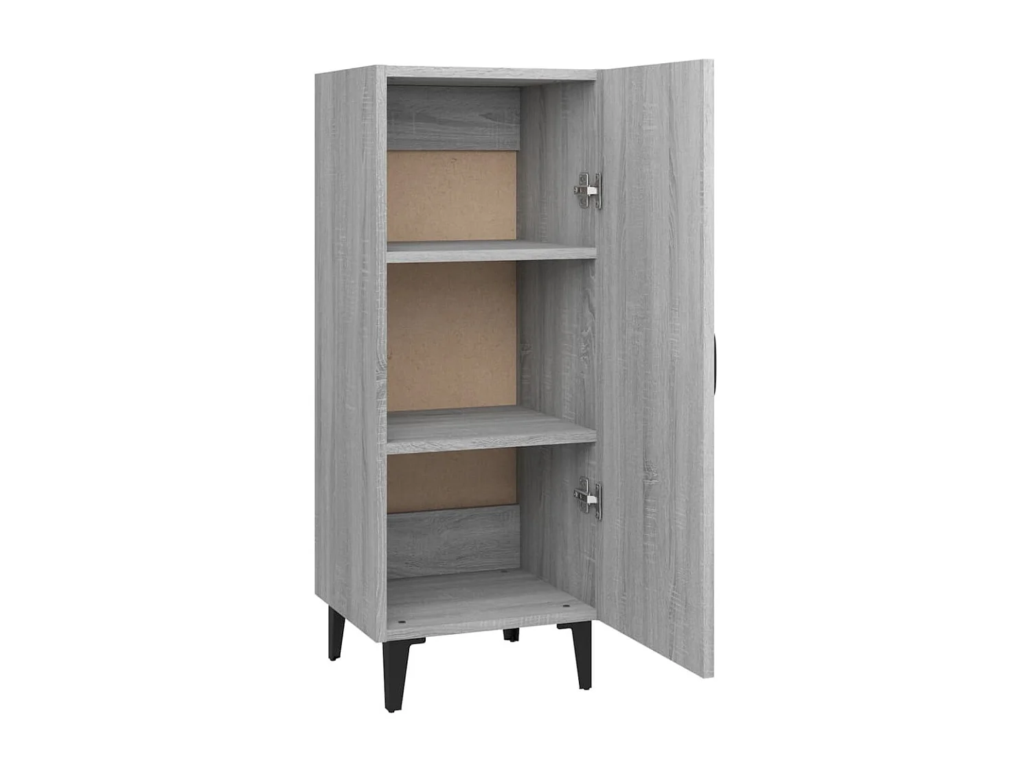 Buffet Sonoma gris 34,5x34x90 cm Bois d'ingénierie