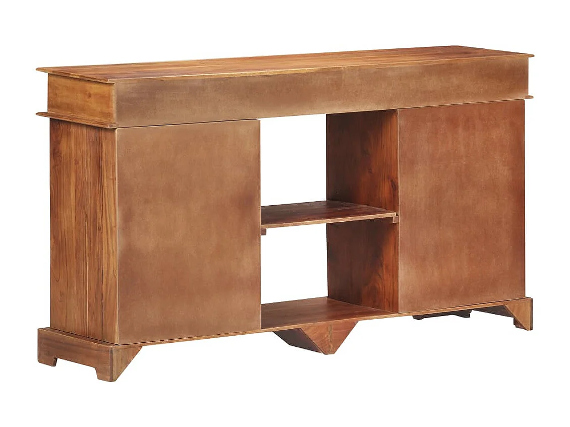 Buffet 135x35x75 cm Bois d'acacia solide
