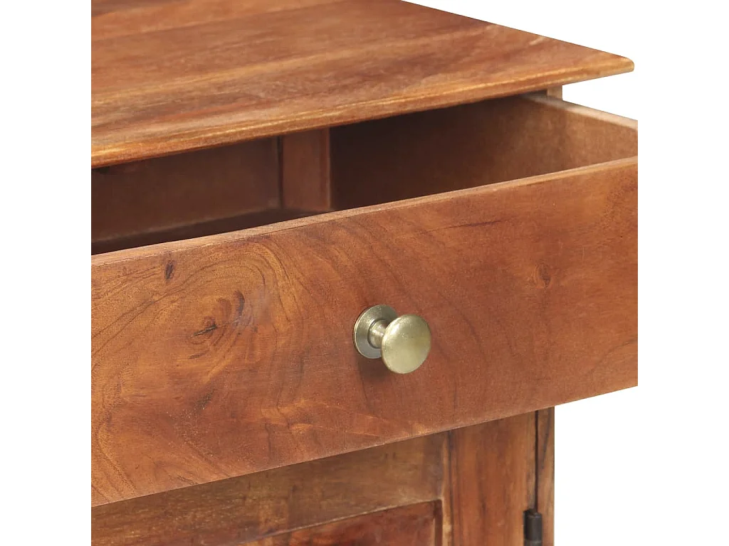 Buffet 135x35x75 cm Bois d'acacia solide