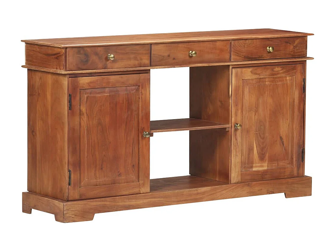Buffet 135x35x75 cm Bois d'acacia solide