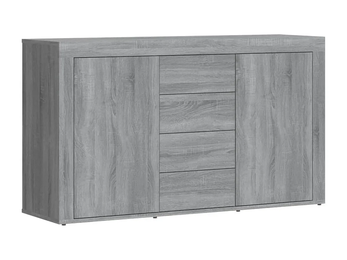 Buffet Sonoma gris 120x36x69 cm Bois d'ingénierie