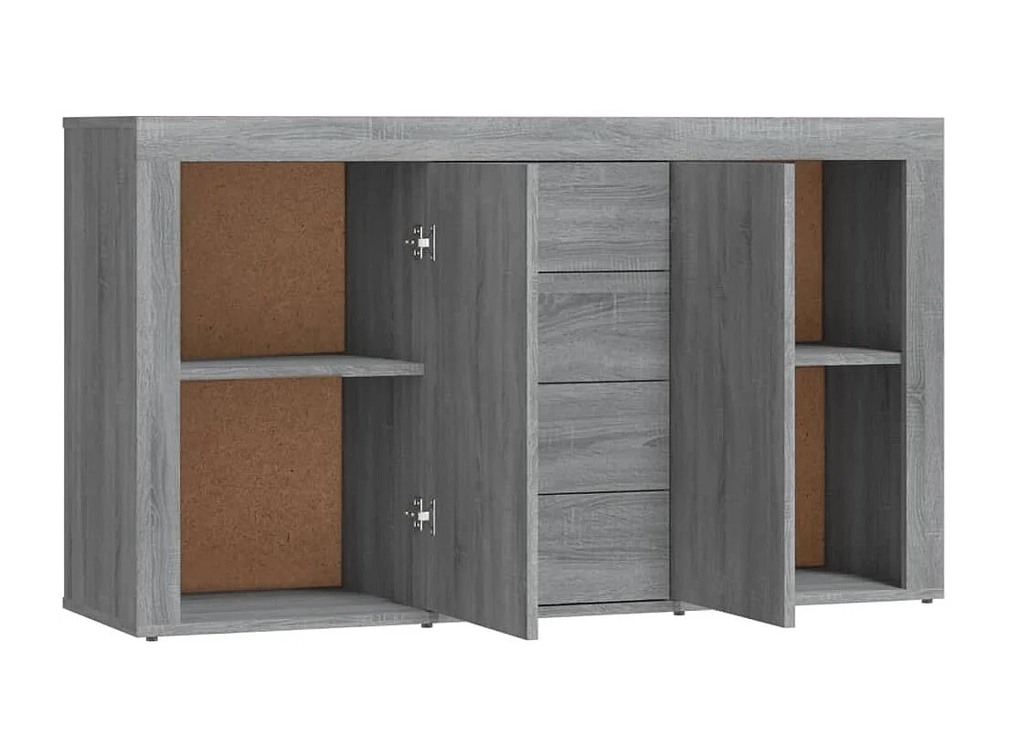 Buffet Sonoma gris 120x36x69 cm Bois d'ingénierie