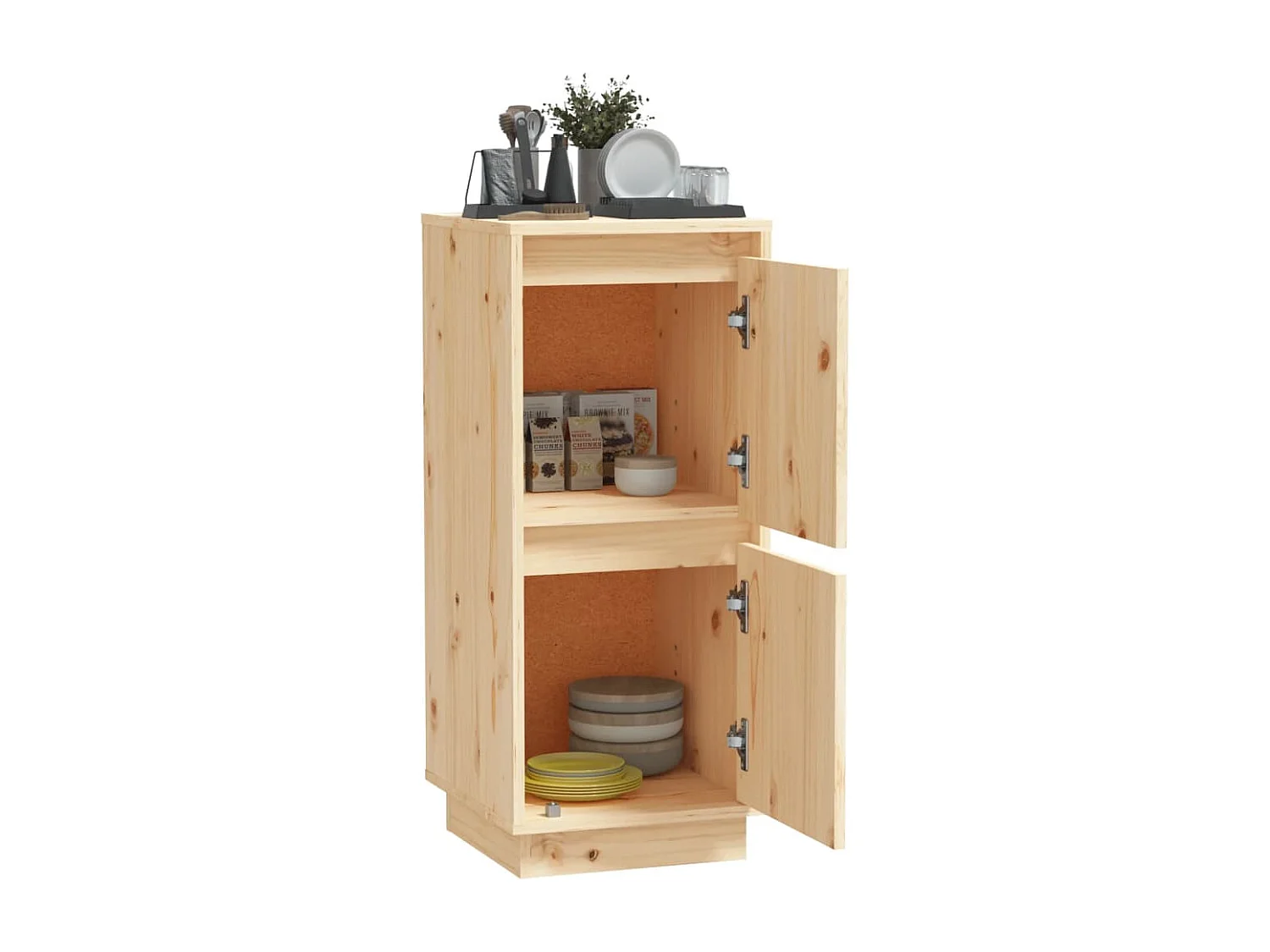 Dressoir 31,5x34x75 cm massief grenenhout