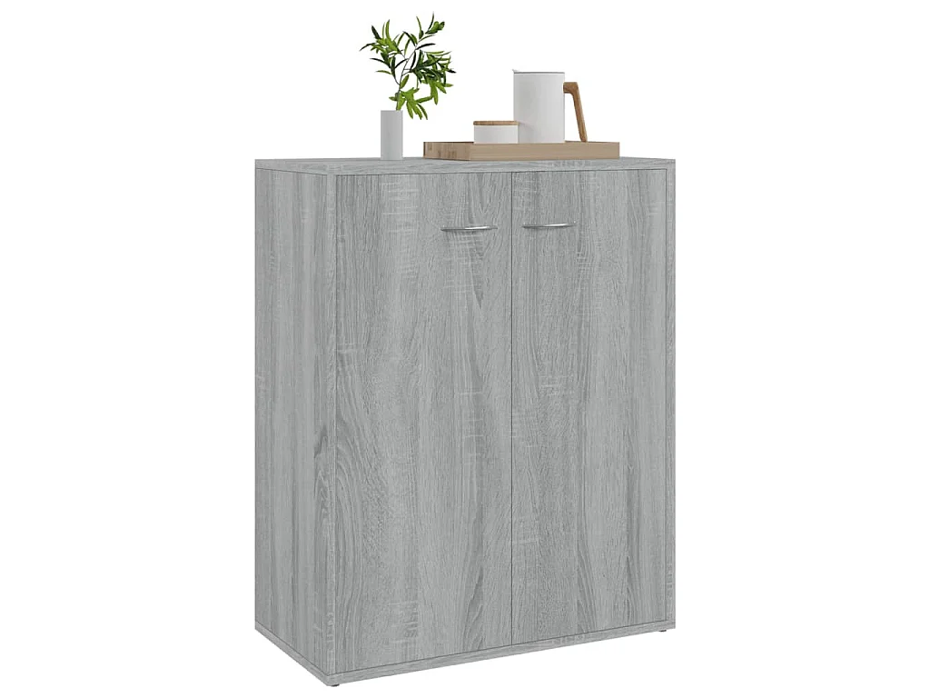 Buffet Sonoma gris 60x30x75 cm Bois d'ingénierie