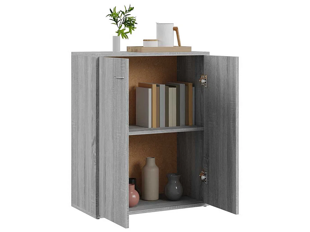 Buffet Sonoma gris 60x30x75 cm Bois d'ingénierie