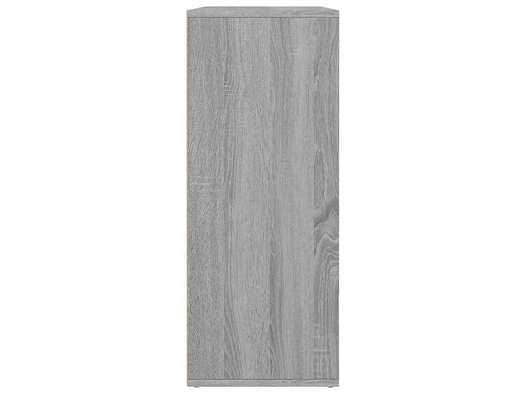 Dressoir 60x30x75 cm bewerkt hout grijs sonoma eikenkleurig