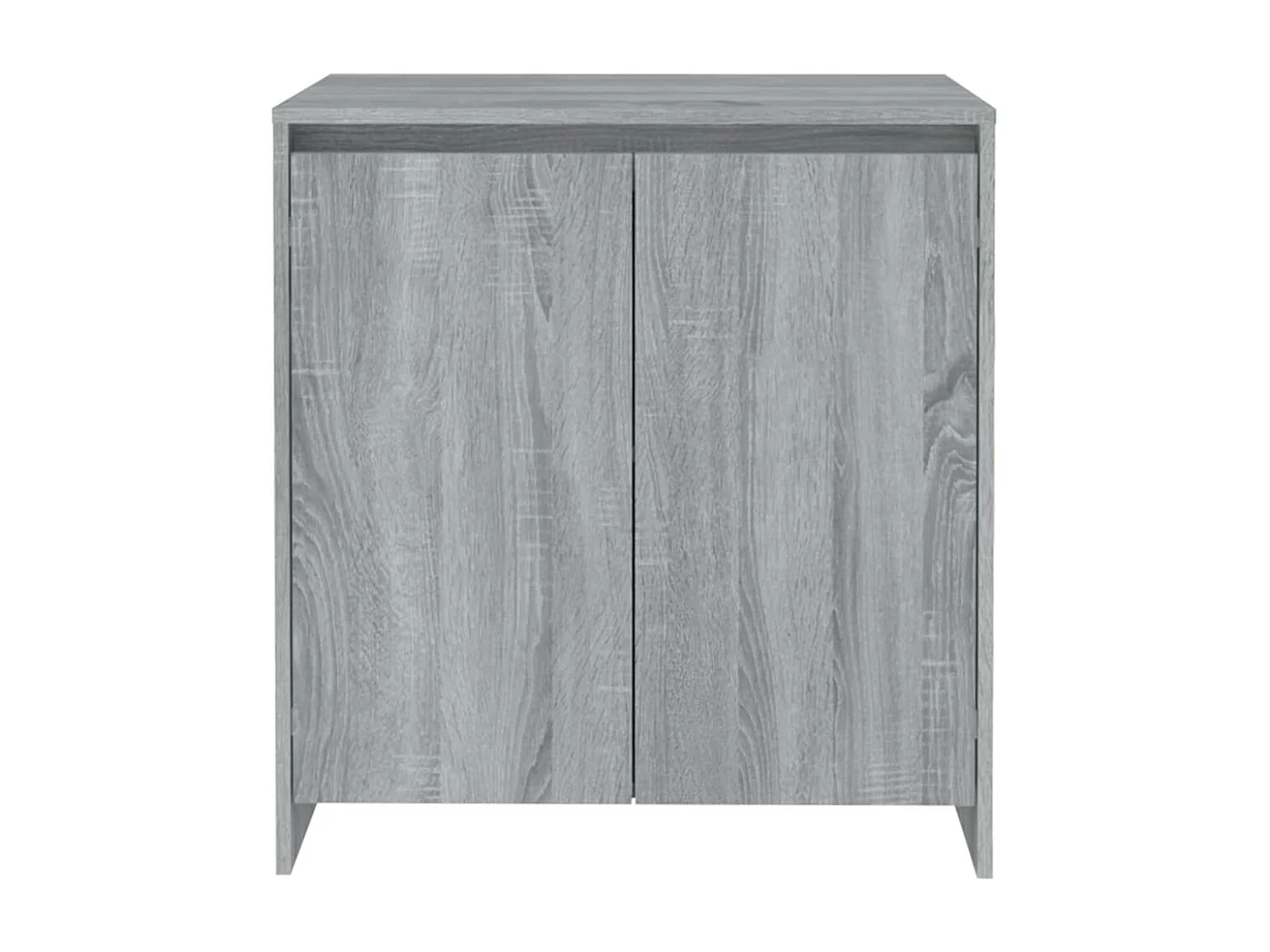 Dressoir 70x41x75 cm bewerkt hout grijs sonoma eikenkleurig