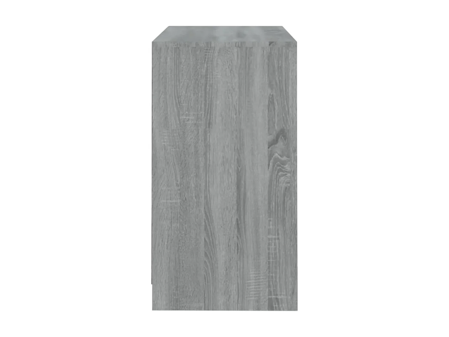 Dressoir 70x41x75 cm bewerkt hout grijs sonoma eikenkleurig
