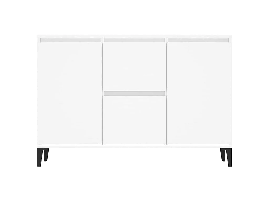 Buffet blanc 102x35x70 cm bois d'ingénierie