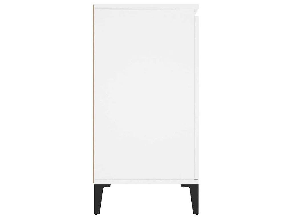 Dressoir 102x35x70 cm bewerkt hout wit