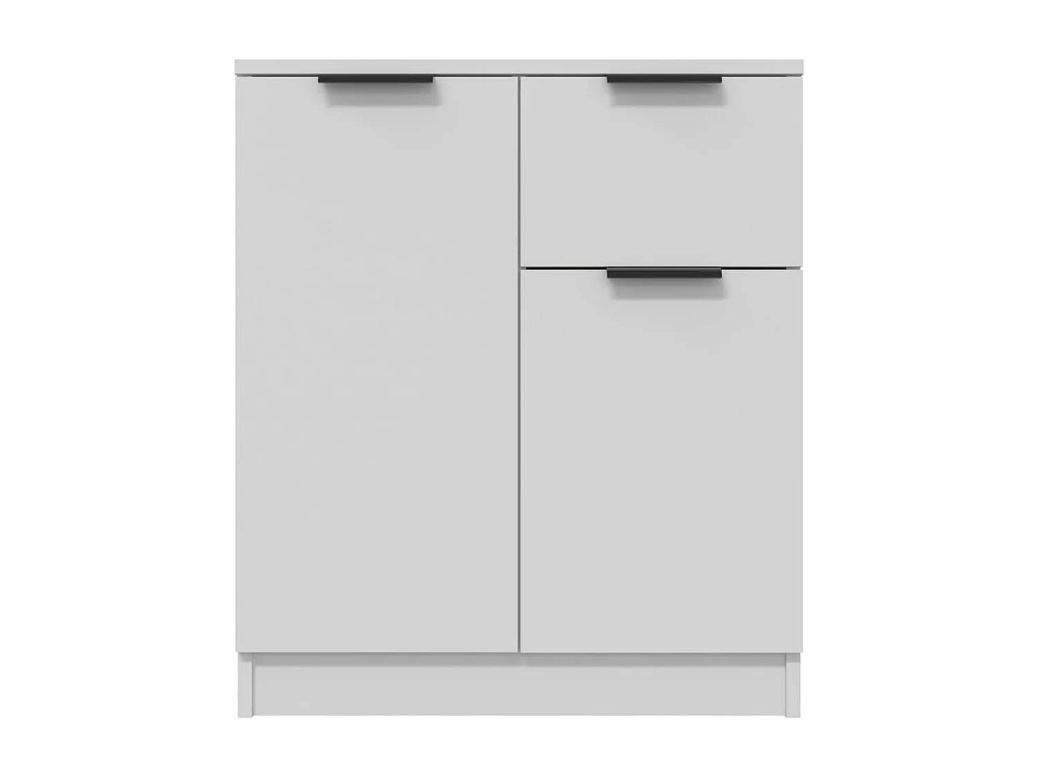 Buffet Blanc 60x30x70 cm Bois d'ingénierie