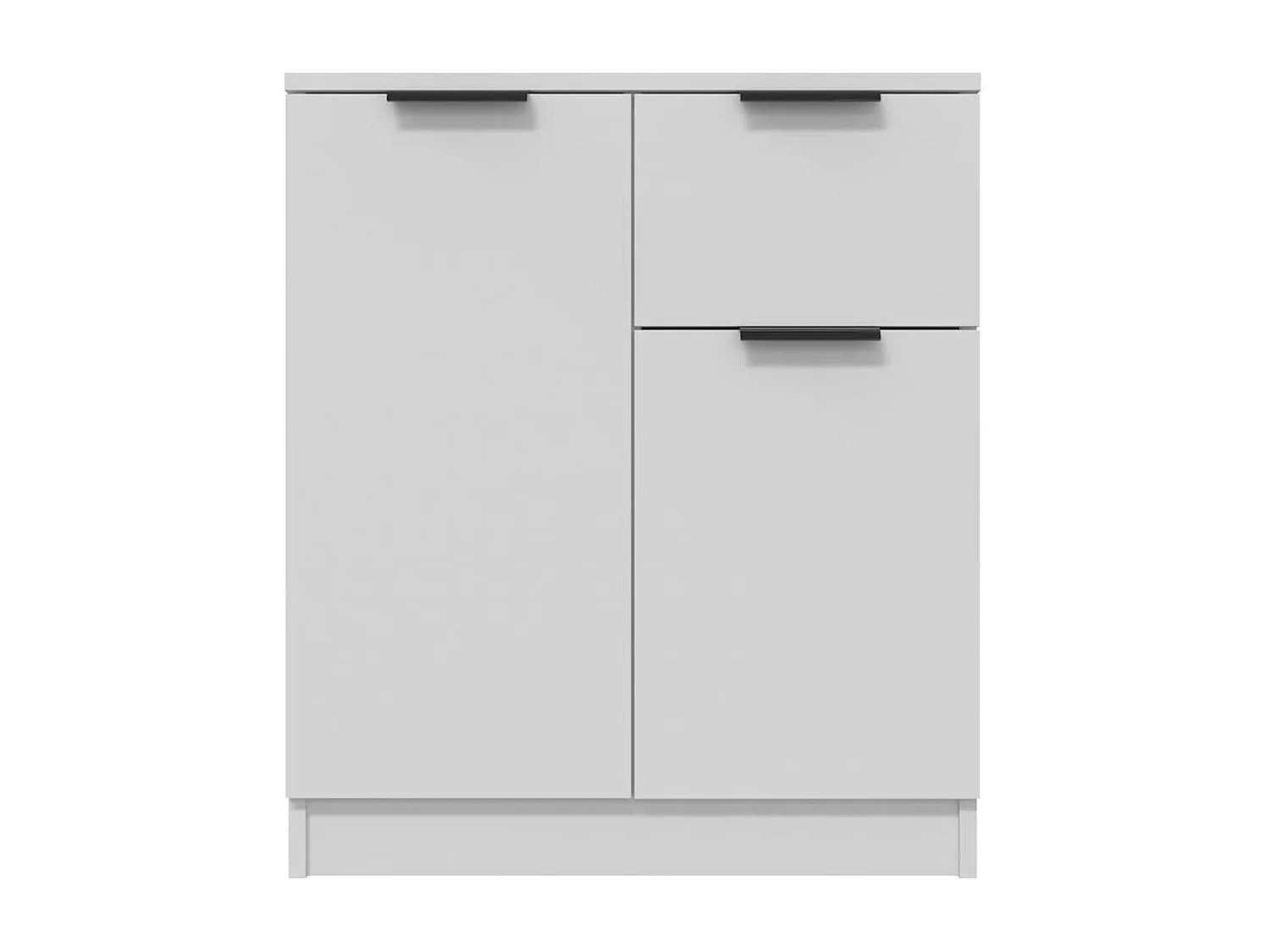 Buffet Blanc 60x30x70 cm Bois d'ingénierie