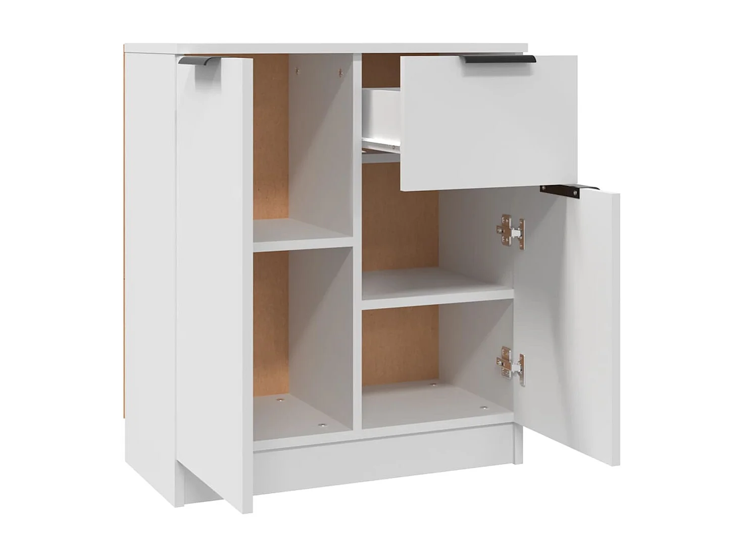 Buffet Blanc 60x30x70 cm Bois d'ingénierie