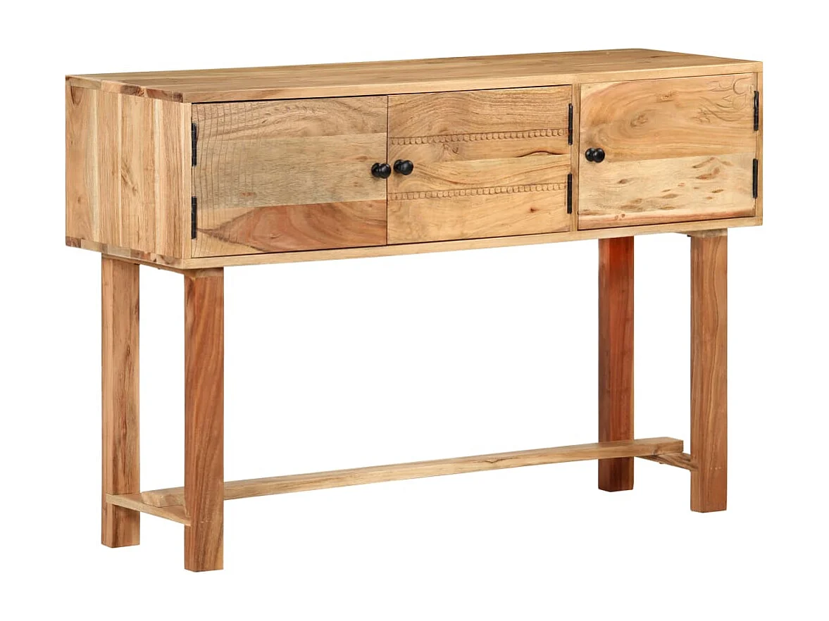 Sideboard 115x35x75 cm Massivholz Akazie