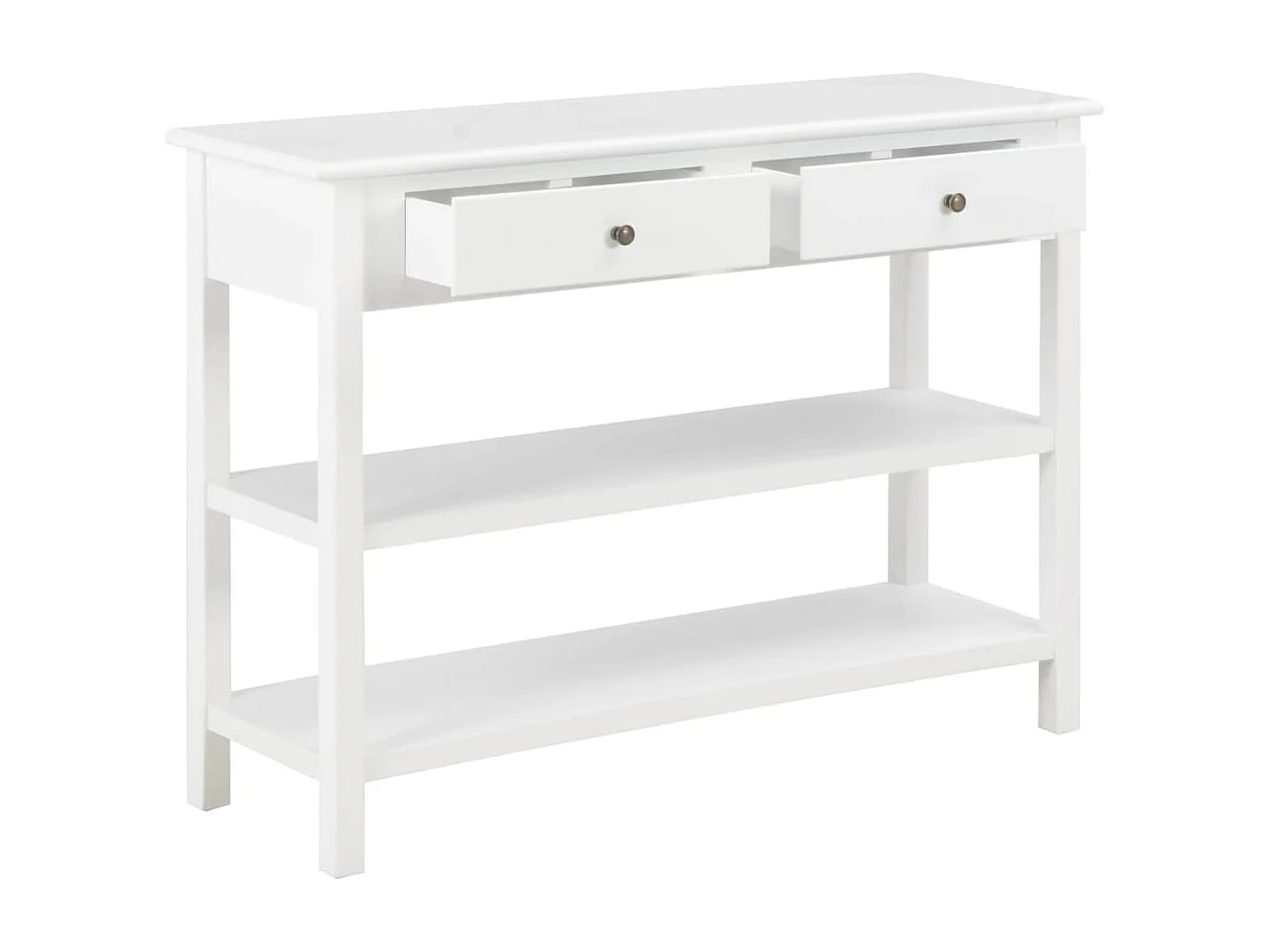 Credenza Grigia 110x35x80 cm in MDF