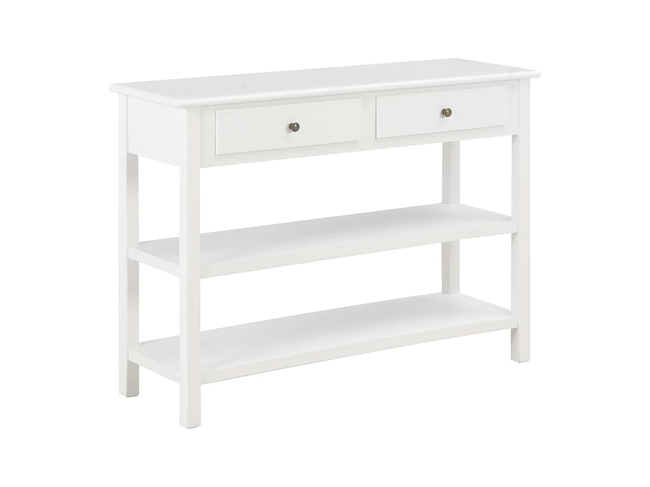 Buffet Blanc 110x35x80 cm MDF