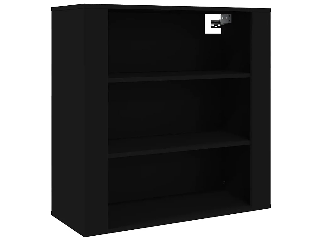 Armoire murale Noir 80x33x80 cm Bois d'ingénierie