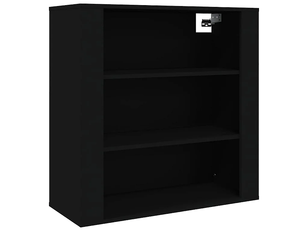 Armoire murale Noir 80x33x80 cm Bois d'ingénierie
