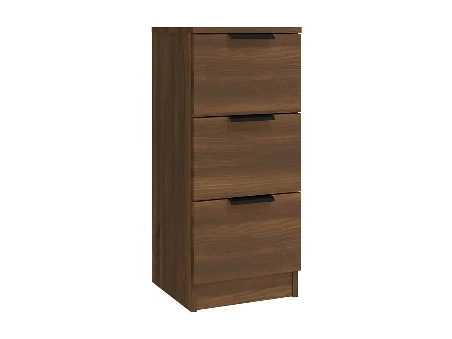 Buffets 3 pcs Chêne marron Bois d'ingénierie