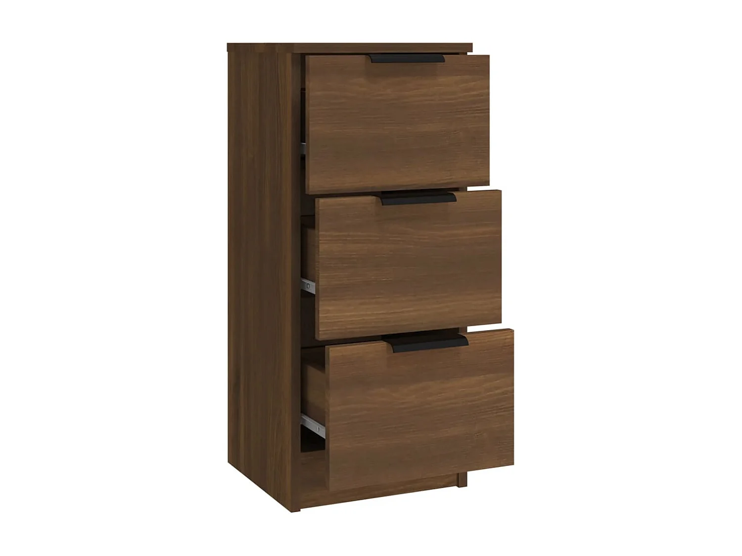 Buffets 3 pcs Chêne marron Bois d'ingénierie