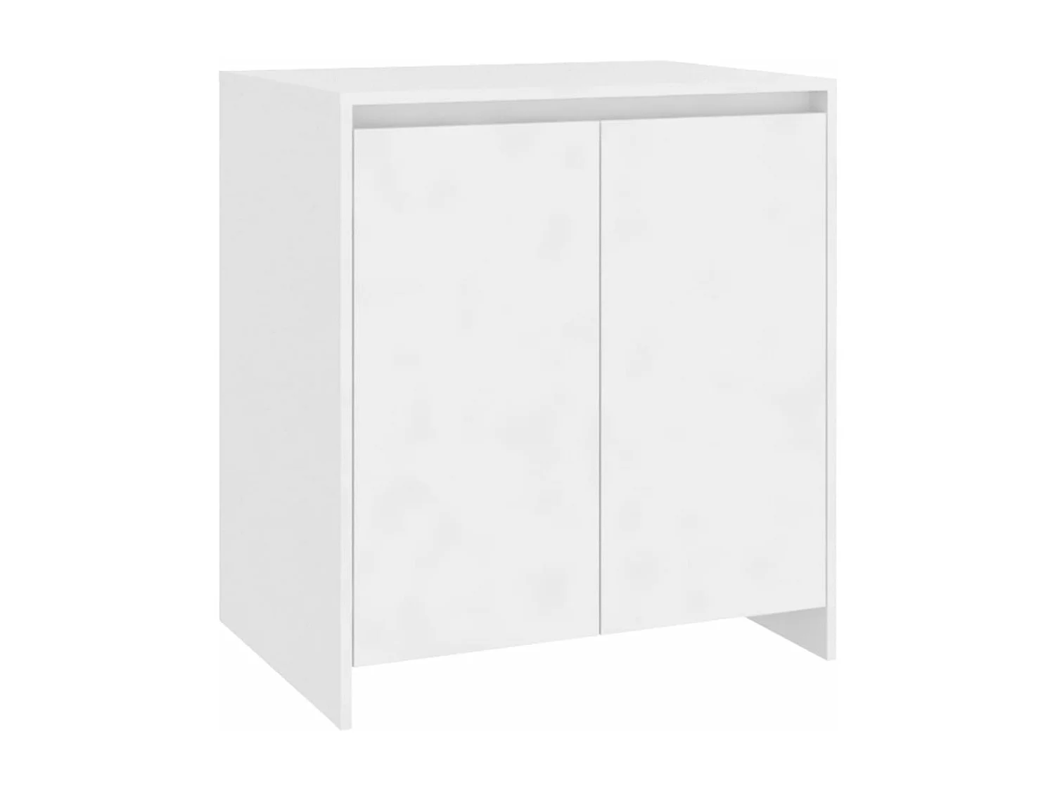 2-tlg. Sideboard Weiß Holzwerkstoff